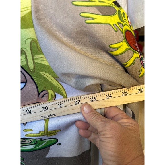 Members Only Nickelodeon Collaboration Graphic Hoodie Sweatshirt Mens Size M - Picture 8 of 8